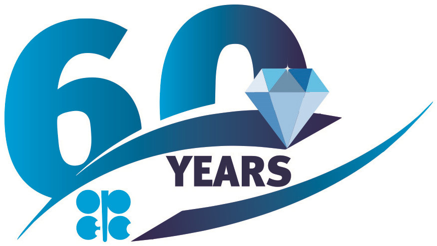 OPEC logo for the 60th Anniversary