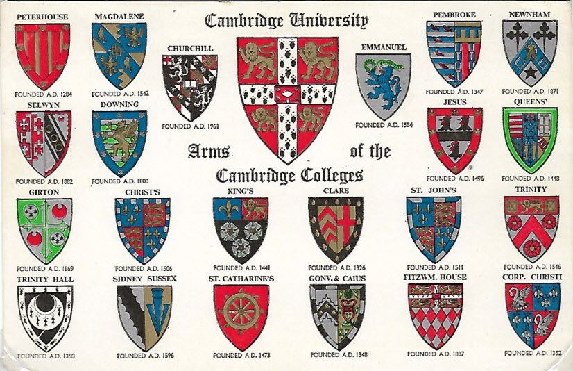 Cambridge Colleges Arms