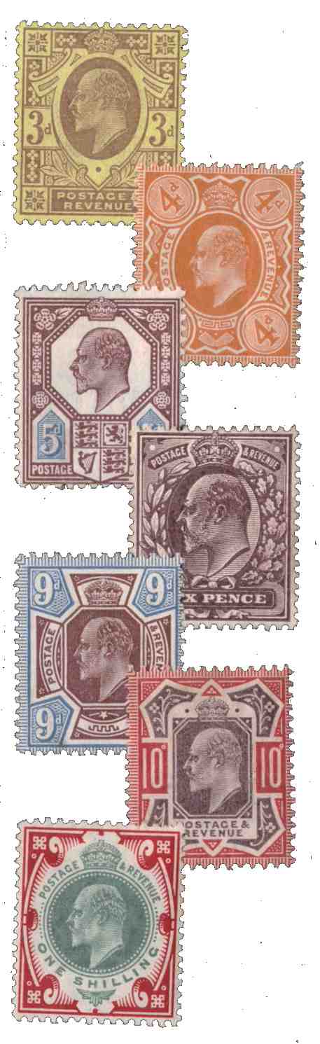 King Edward VII stamps